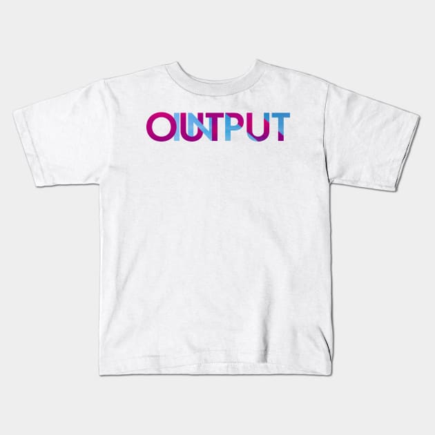 Input/Output Kids T-Shirt by Surplusweird